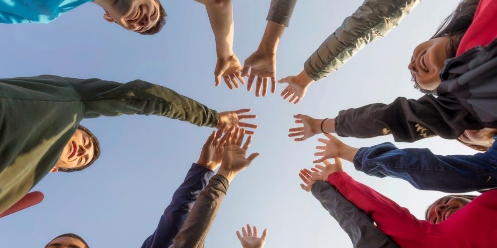 People in a community