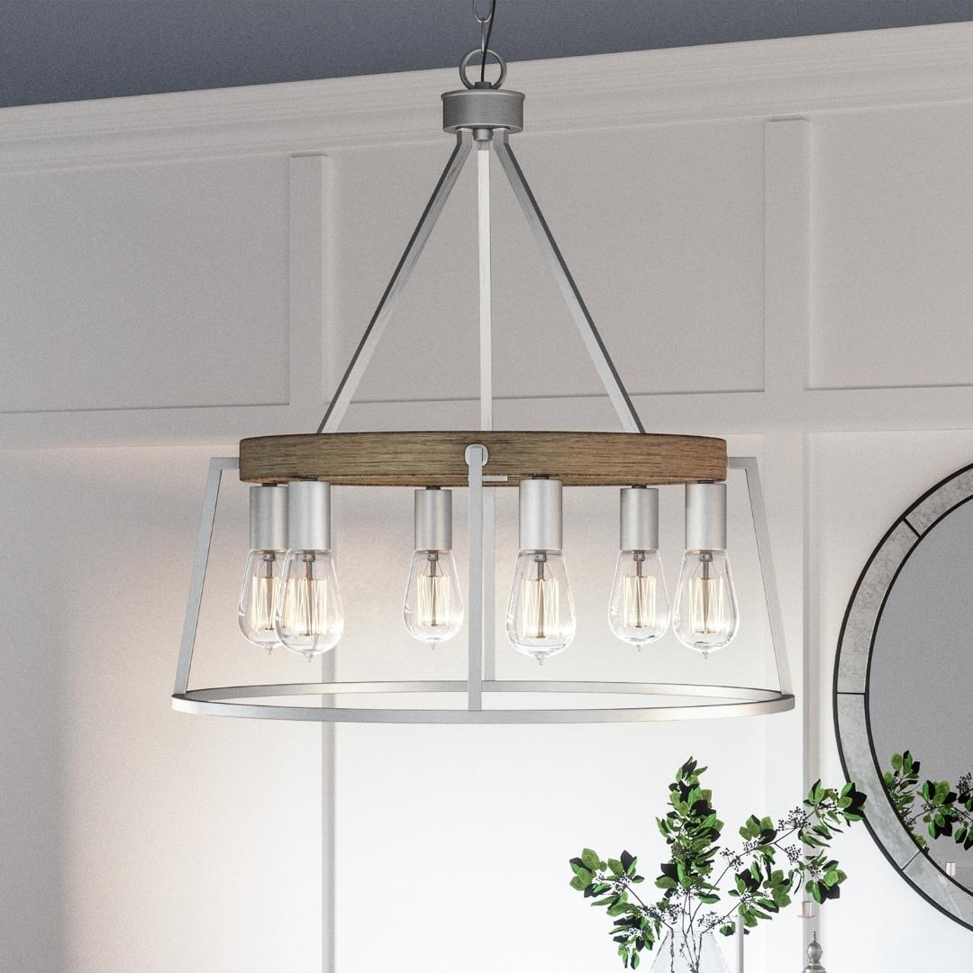Six Light Chandelier