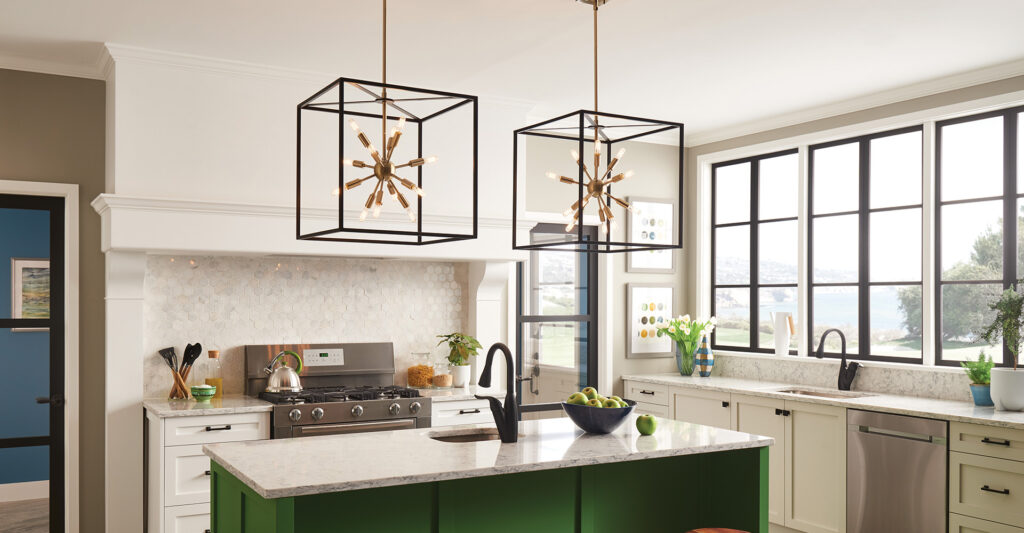 A kitchen during the holidays
