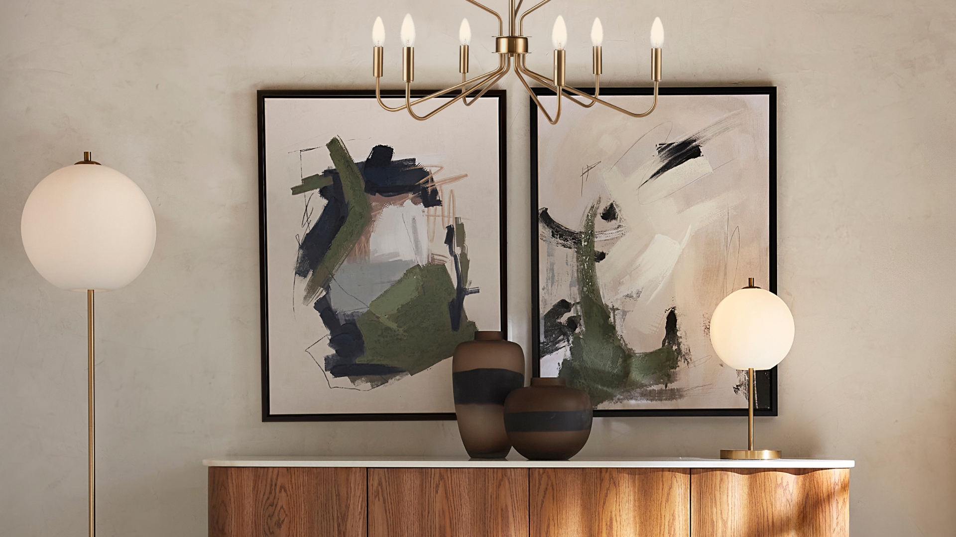 table lamps in dining room
