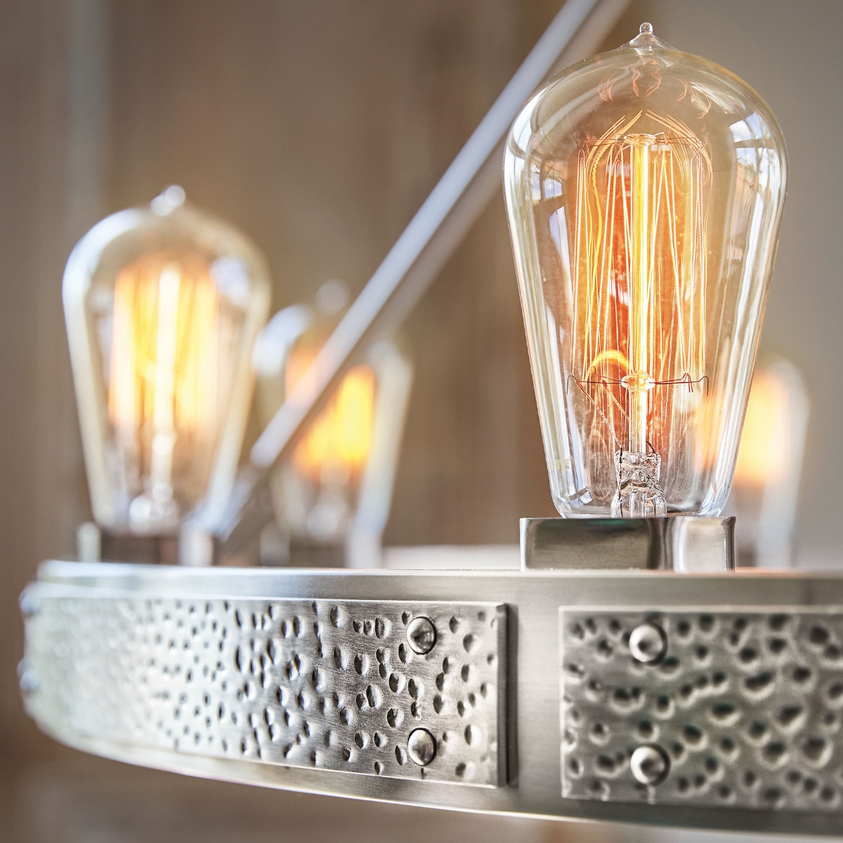 close up of light bulbs