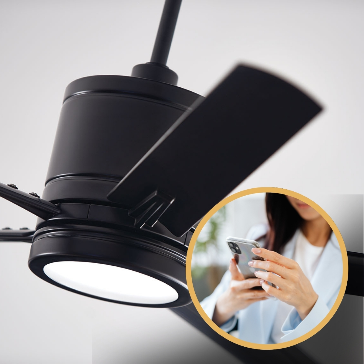 smartphone controlled fan